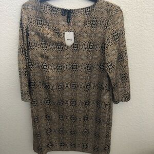 New MNG by Mango animal print dress